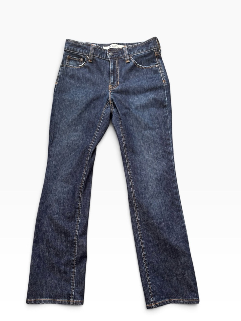 GAP 1969 Y2K Original Boot Cut Classic Women's Dark Blue Denim Jeans Hol ‘06
